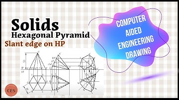 Hexagonal pyramid with slant edge on HP