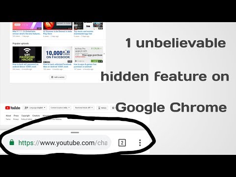 1 UNBELIEVABLE HIDDEN Chrome (Android) HACKS & TRICKS Everyone Should know! 2017