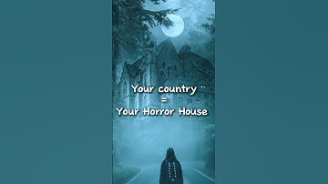 Ai creates countries as horror house #ai #midjourney