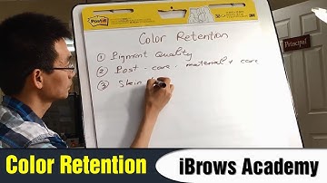Color Retention ( David Nguyen, iBrows Academy)