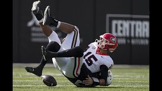 UGA QB Carson Beck | Every Sack from the 2023 Season | All-22