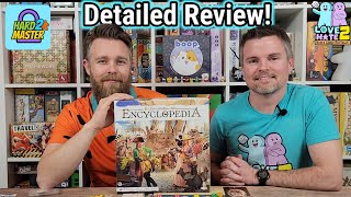 Encyclopedia - Detailed Review! Holy Grail Games | Hard 2 Master #boardgames #boardgamereview