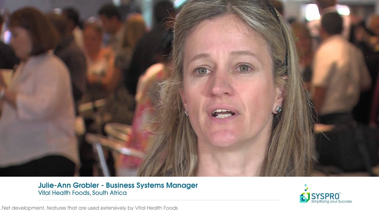 SYSPRO 7 - Vital Health Foods Testimonial