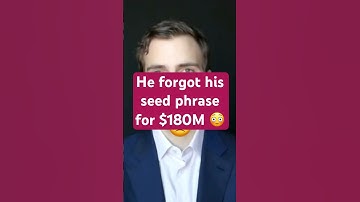 Guy forgets password to $180 million Bitcoin wallet 😮 #bitcoin #crypto #shorts