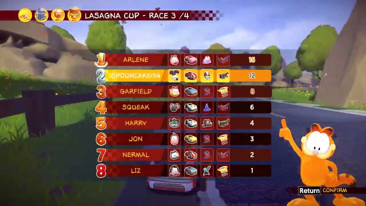 Garfield Kart  - Furious Racing PILOT