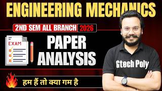 🔥Paper Analysis | Engineering Mechanics | Gtech Poly
