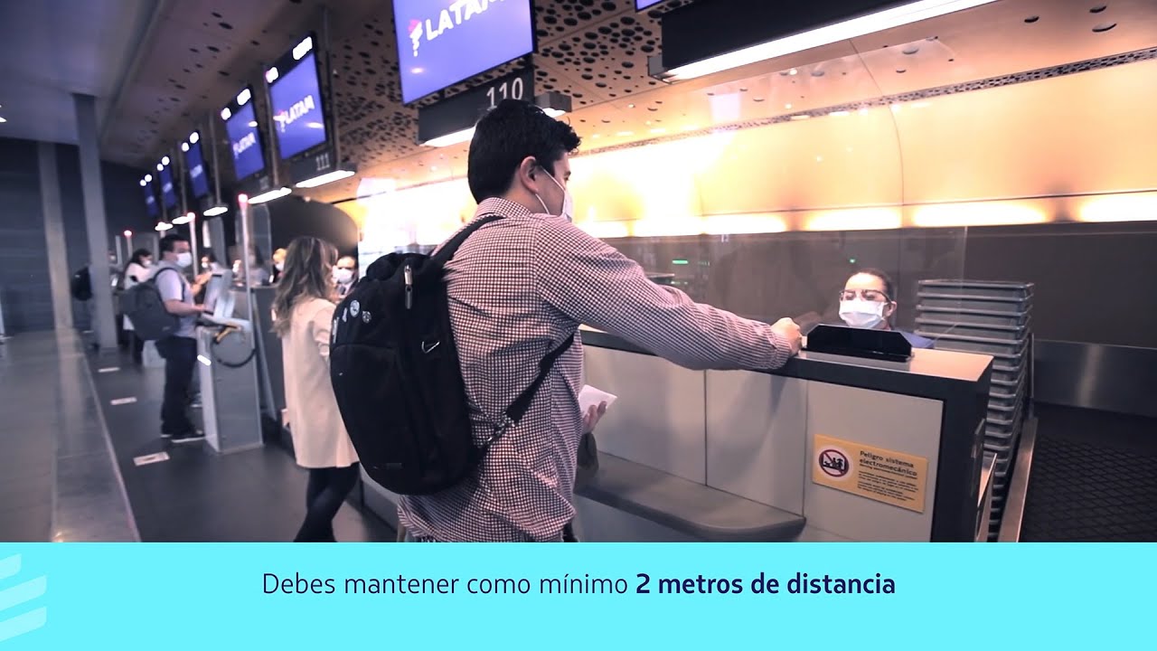 Volar con LATAM Airlines en tiempos de pandemia | Bioseguridad en vuelos -  YouTube