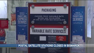 Postal Service closes 4 satellite stations in Bismarck, causing holiday issues