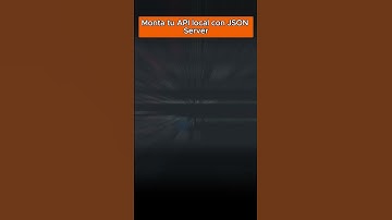 Crea una API local con JSON Server #programacion #programming #javascript #frontenddeveloper