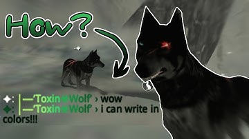 How to make colorful chat and nickname on Wolf Online [Tutorial]