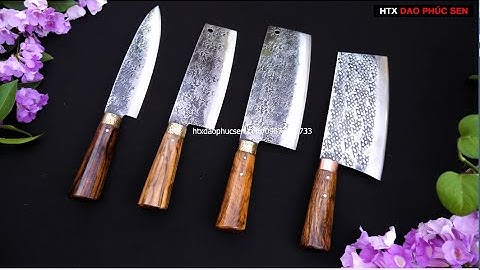 DAO PHÚC SEN, BỘ DAO CHỐNG DÍNH ĐẦY ĐỦ CHỨC NĂNG_ Hàng Chuẩn Của HTX Dao  Phúc Sen