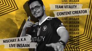 Triggered insaan joined TeamVitality India as a Content Creator