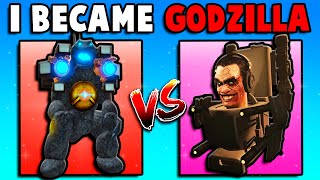 I Became GODZILLA vs. SKIBIDI TOILETS! (Titan Wars Tower Defense)