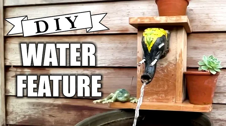 How To Make a DIY Water Feature, The Easy Way