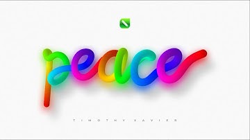 HOW TO CREATE A BEAUTIFUL PIPE TEXT EFFECT WITH COREL DRAW - Timothy Xavier
