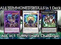 Fusion synchro  xyz all summoned skulls deck can you summon all of them duel links