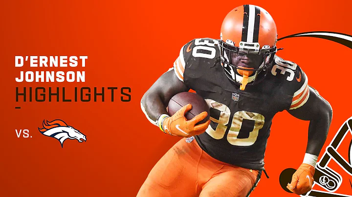 D'Ernest Johnson's best plays from 168-yard game |...