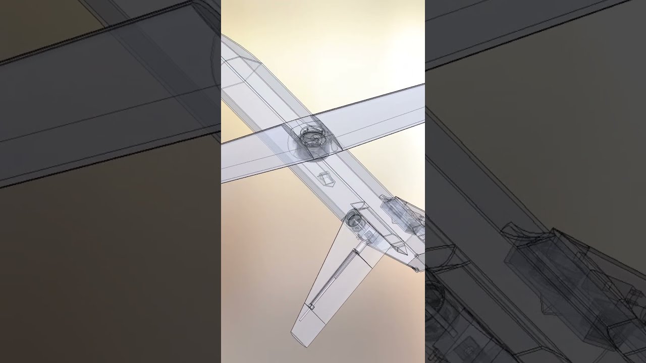 Drone Wing Deployment Mechanism In SolidWorks Dronedesign Solidworks