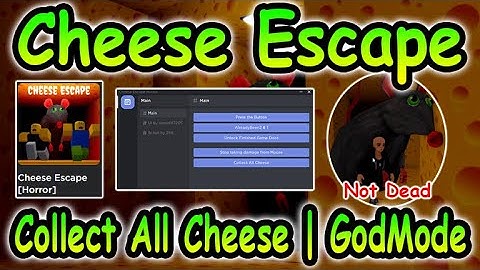 Roblox Cheese Escape Script - Collect All Cheese | GodMode & More 2022