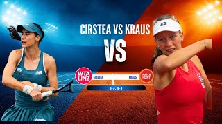 Sorana Cîrstea vs Sinja Kraus | Match Point & Final Game | WTA Linz 2026