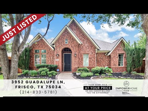 3952 Guadalupe Lane, Frisco, TX home video tour