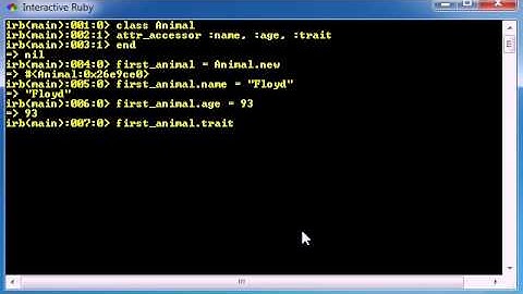 Ruby Programming Tutorial - 5 - Creating Objects