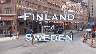 [북유럽 여행 | 핀란드 & 스웨덴] A Sightseeing Bus tour in Finland & Sweden
