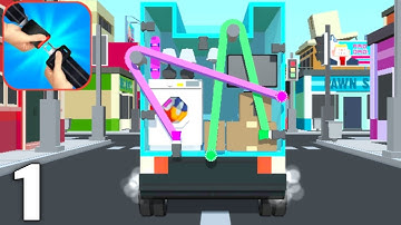 Belt It Challenge - Hardest Line Puzzle - Gameplay Walkthrough Part 1 All Levels (Android & iOS)