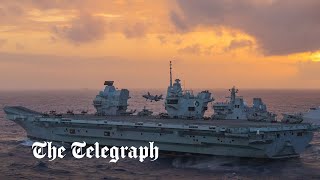 video: Watch: The moment Russian fighter jets 'threatened' HMS Queen Elizabeth