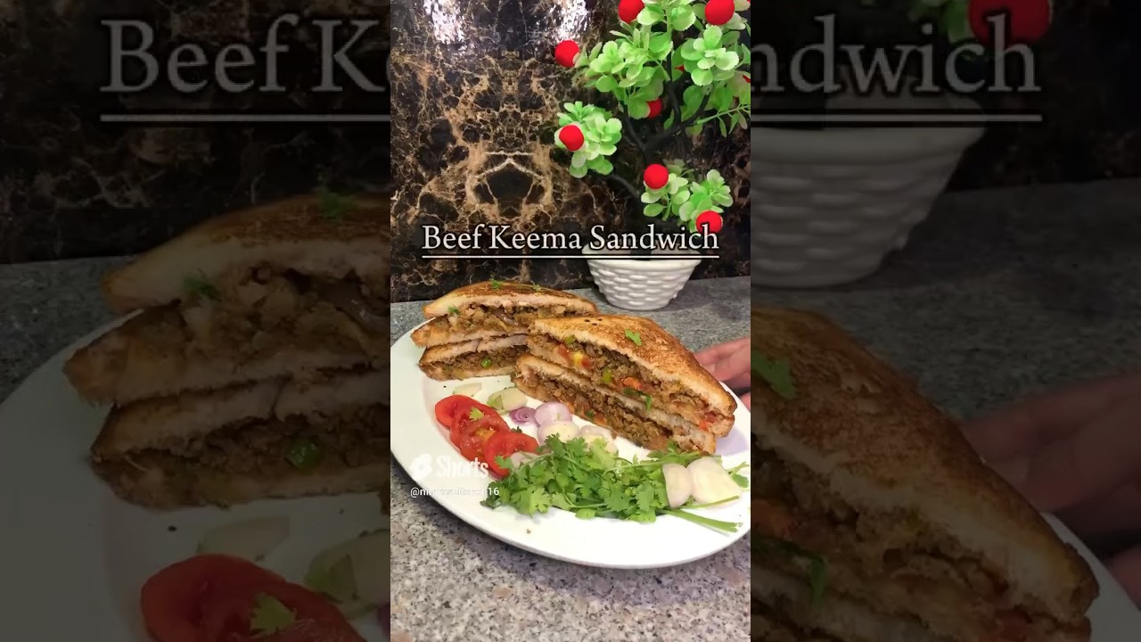 Beef Keema Sandwich Recipe 