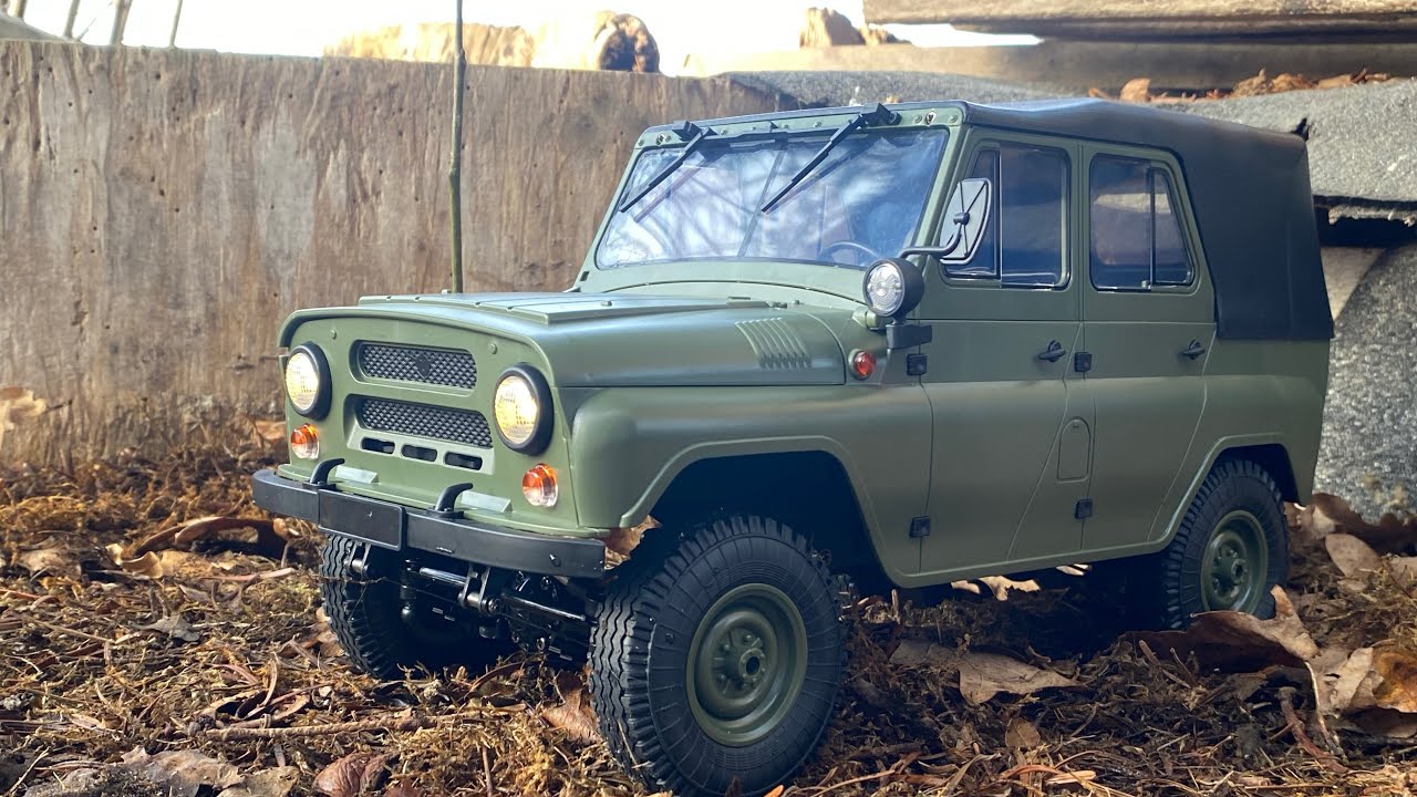 Wpl c94 уаз 469 первый тестдрайв, 1:12 RC