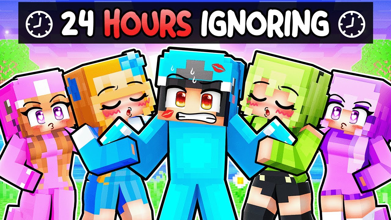 Omz Ignored His Crazy Fan Girls For 24 Hours in Minecraft!