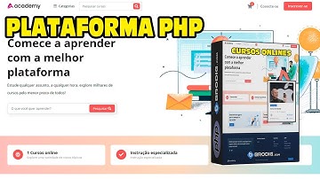 Plataforma de Cursos Online em PHP - Academy LMS - Script PHP integrado com PAYPAL Academy LMS