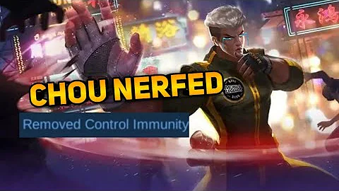 CHOU BIG NERF RIP ALL CHOU USERS ! i Stop Playing Chou | Chou Montage 09 | Mobile Legends | Clement