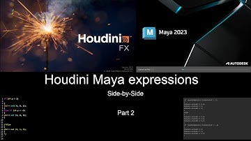 houdini maya expressions side by side part2