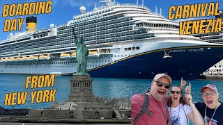 Carnival Venezia Boarding Day New York!! | What it's like on Carnival Cruises embarkation day!