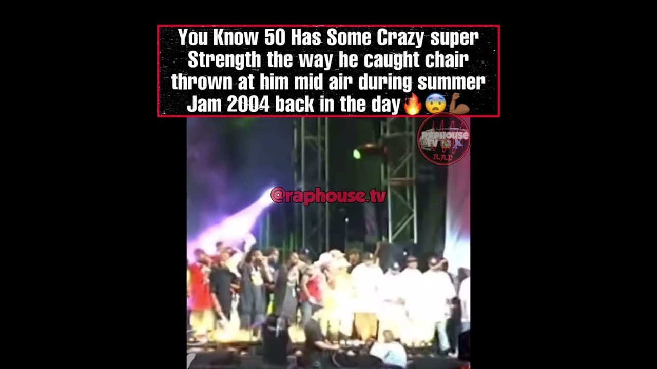 When 50 Cent Caught Chair Thrown At Him In Mid Air During Summer Jam 2004