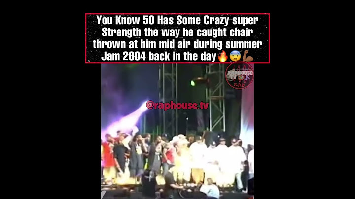 When 50 Cent Caught Chair Thrown At Him in Mid-Air During Summer Jam 2004