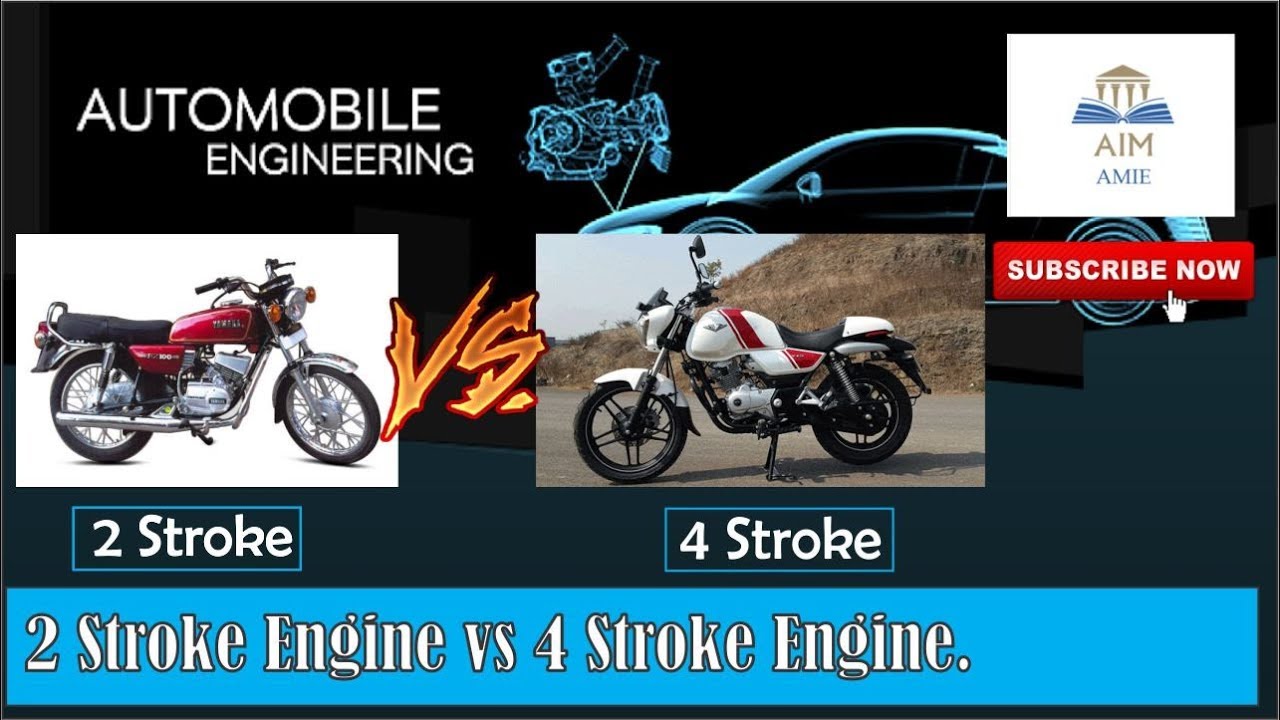 Two Stroke Engine Vs Four stroke Engine. ||Engineer's ...