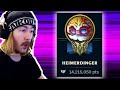 reacting to the heimerdinger that has gained 14 MILLION mastery and plays like this