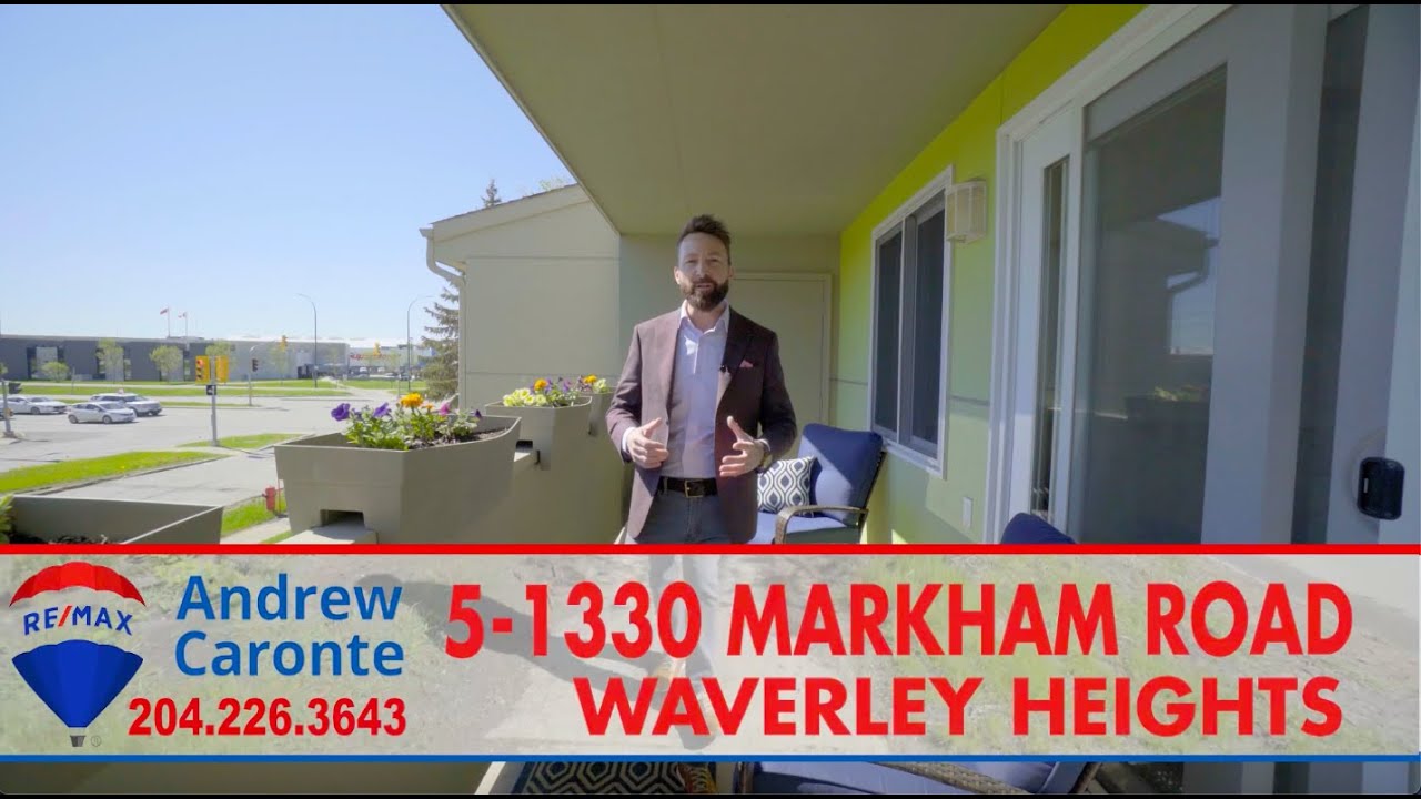 SOLD | #5-1330 Markham Road | Waverley Heights | Winnipeg