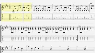 Asian Kung Fu Generation リライト ギター タブ譜 Guitar Tab Youtube