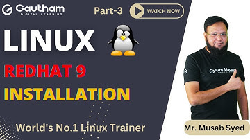 Linux Tutorials - Musab Syed | RedHat 9 Linux Installation Part-3 | Linux Videos 2024 | Linux Course