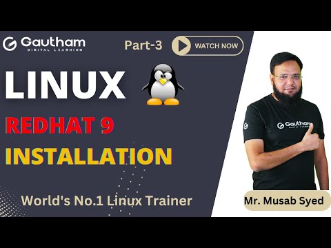 Linux Tutorial | RedHat 9 Linux Installation Part - 3 | Linux Course | Linux Commands