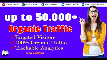 How To Get Unlimited Traffic On Website | Free Website Traffic Generator 2022 #Kami #AK #Official