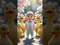 Little Star Dancing with Cute Ducks 🐥👶✨#CuteBaby #Duck Friends #Happy Vibes #BabyDance #shorts