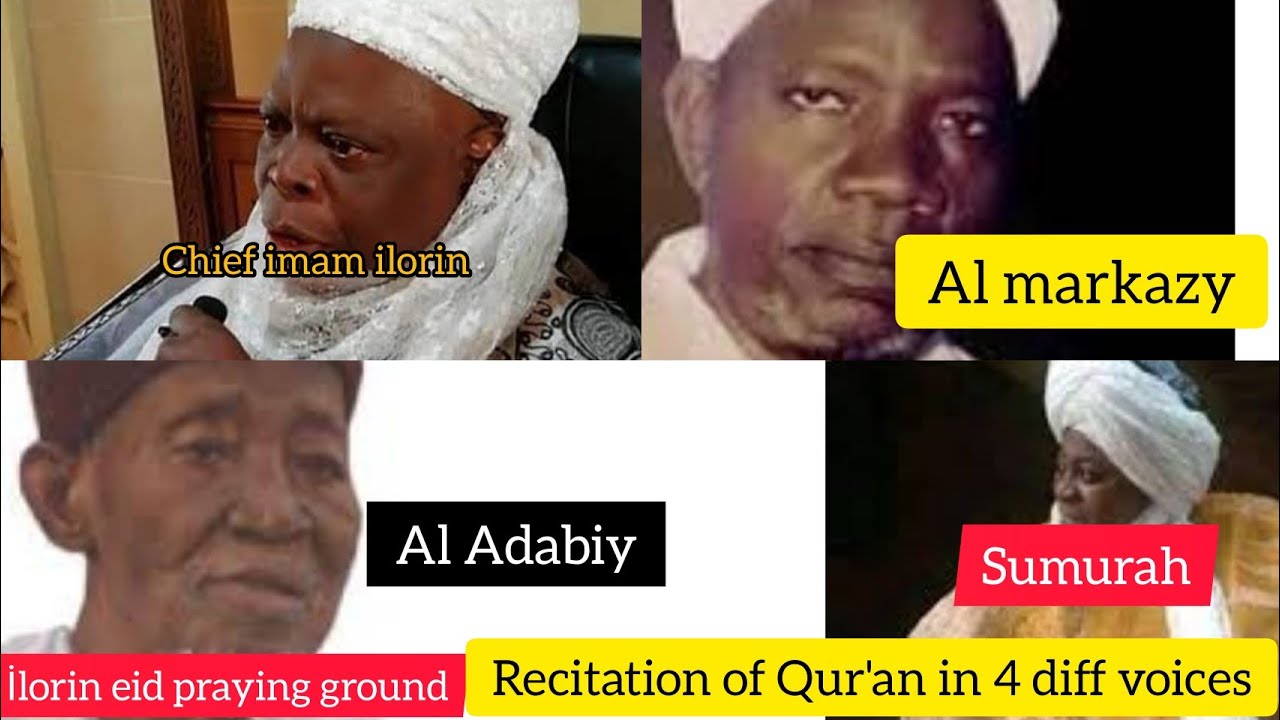 Download Amazing  qurian recitation in four different voices| Adabiyah| Markazy|Sumurah|chief imam voice