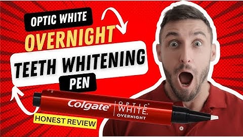 Can i drink water after using colgate optic white pen