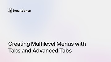 Creating Multilevel Menus with Tabs