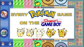 How EVERY Pokémon Game was Enhanced by the Super Game Boy screenshot 5